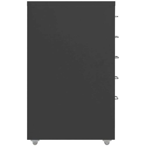 VidaXL mobilni ormarić za spise antracit 28 x 41 x 69 cm metalni Slike