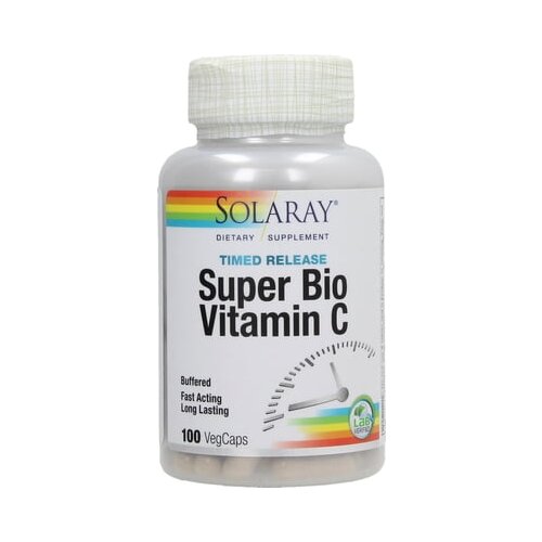 Solaray super Bio Vitamin C - 100 veg. kapsul Slike