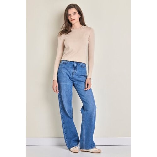Legendww zenske farmerke wide leg kroja i visokog struka - model 245 Cene