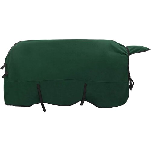 vidaXL Konjski plašč Polna temno zelena 145 cm Poliester, (5000288808) Cene