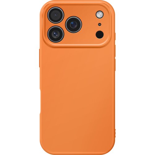 AVIZAR Ovitek Soft-Touch za iPhone 17 Pro Max iz Mehkega Silikona, Oranžna, (5000189628) Cene