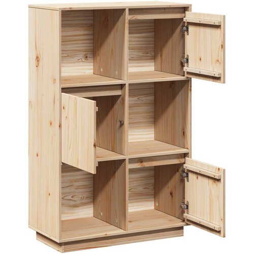  Visoka komoda 74 x 35 x 117 cm od masivne borovine Slike