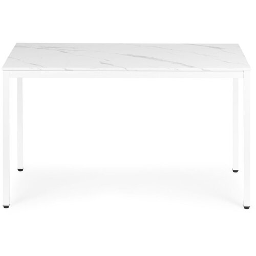 Modern Home stol za kuhinju i blagovaonicu za 4&amp;ndash;5 osoba / računalni stol 120 &amp;times; 60 cm &amp;ndash; bijeli mramor Slike