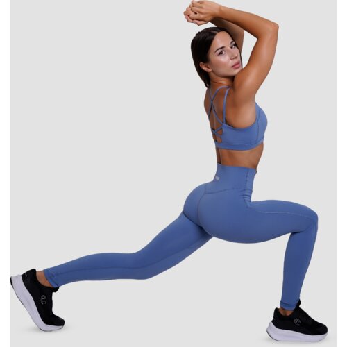 GymBeam ženske tajice fit steel blue Slike