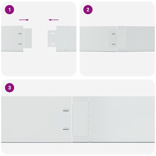  Set od 15 fleksibilnih ograda za travnjak pocinčani čelik 100 x 14 cm Slike