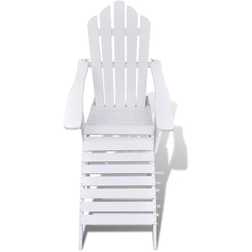  stolica s otomanom drvena bijela