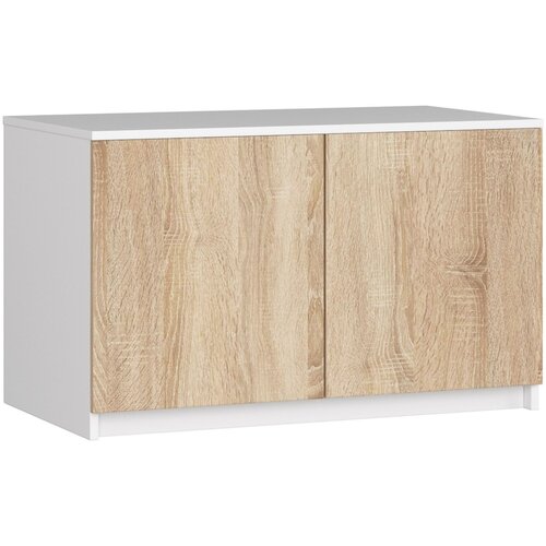 AKORD Nadgradna Omarica Za Garderobno Omaro, 2 Vrata, Bela/Hrast Sonoma, (5000331693) Cene