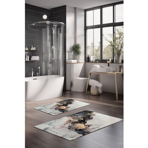  CT-5029 multicolor bathmat set (2 pieces) Cene