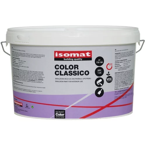 Isomat emulzijska barva color classico 15 l, za notranjo uporabo