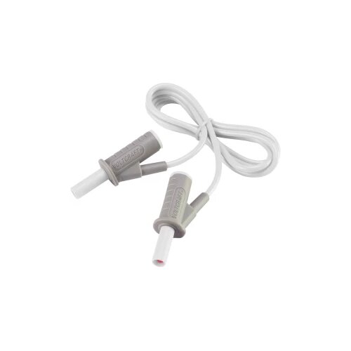 Voltcraft MSB-501 varnostni merilni kabel lamelni vtič 4 mm lamelni vtič 4 mm 1.00 m bela 1 kos, (20422511) Cene