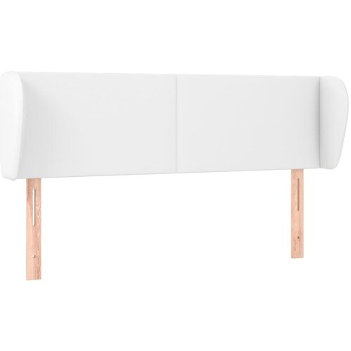 Maison Chic vzglavna omarica - nočna omarica - posteljna omarica z ušesi belo 147x23x78/88 cm umetno usnje, (21710991) Cene