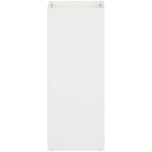  Vrtna saksija Bijela 20 x 20 x 50 cm Čelična vrata Slike