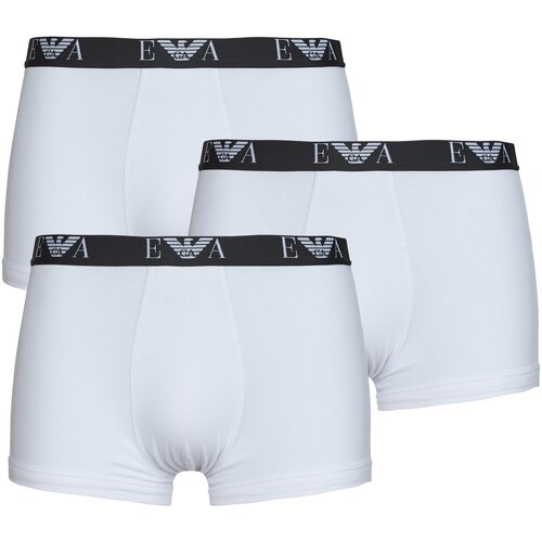 Emporio Armani Underwear 3 PACK TRUNK AF14131 Bijela Cijene