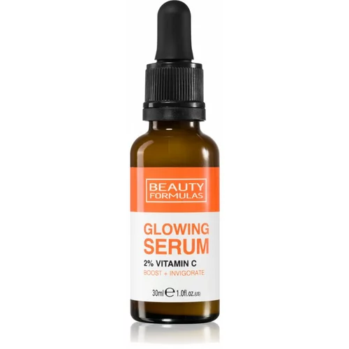 Beauty Formulas Glowing 2% Vitamin C posvjetljujući serum za lice 30 ml