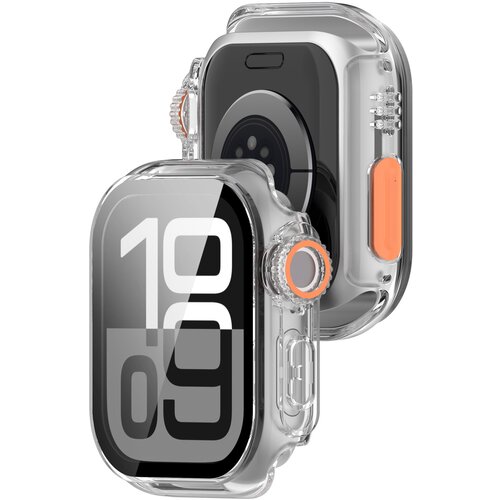 INF zaščitni ovitek za apple watch - trda plastika in kaljeno steklo transparent 42 mm, (22076784) Cene
