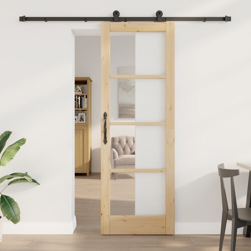 VidaXL klizna vrata s setom hardvera &amp;#039;ORKDAL&amp;#039;73.5x211 cm Slike