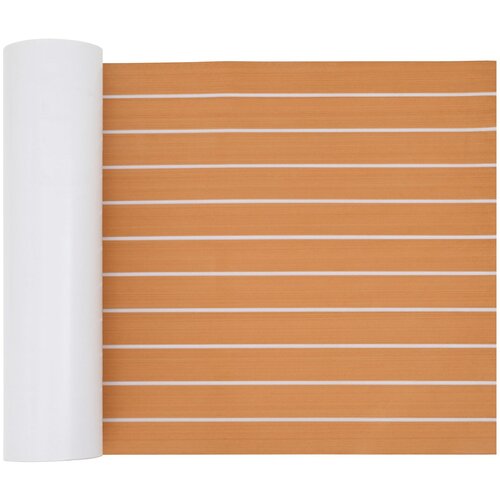 vidaXL podne obloge za brodove samoljepljive smeđe i bijele 240x60 cm EVA pjena Cijene