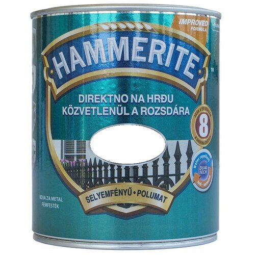 HAMMERITE Lak za kovino Hammerite Polmat (750 ml, bel) Cene