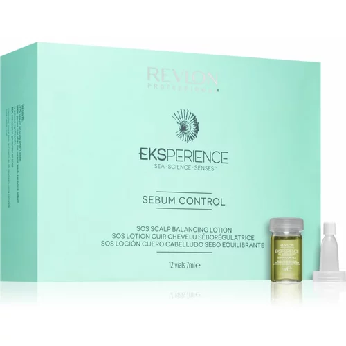 Revlon Professional Eksperience Sebum Control tretma za mastne lase in lasišče 12x7 ml