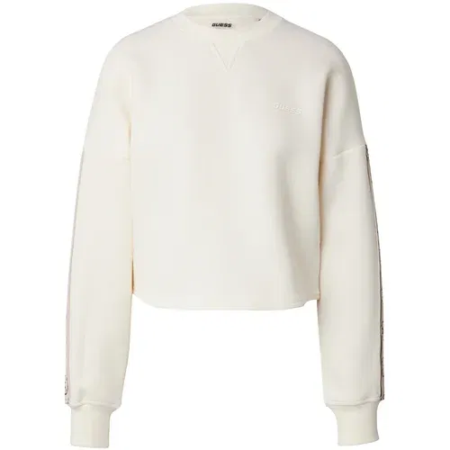 Guess Sportska sweater majica 'Cymone' zlatna / crna / bijela