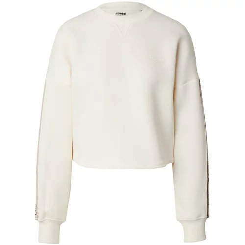 Guess Sportska sweater majica 'Cymone' zlatna / crna / bijela