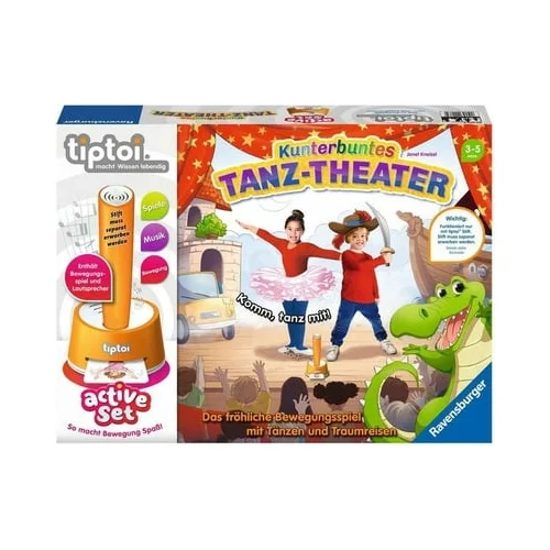 Ravensburger tiptoi - Spiel ACTIVE Set Kunterbuntes Tanz-Theater