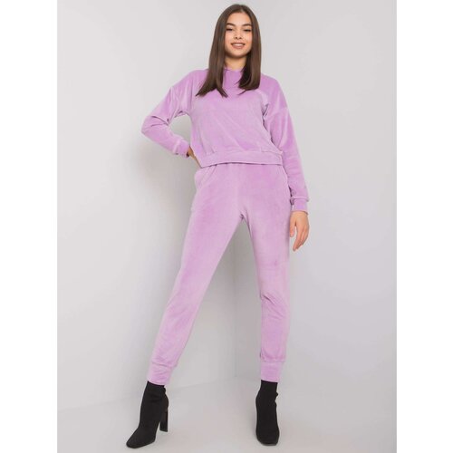 Fashion Hunters Violet women&amp;#039;s Meriden velor set Slike