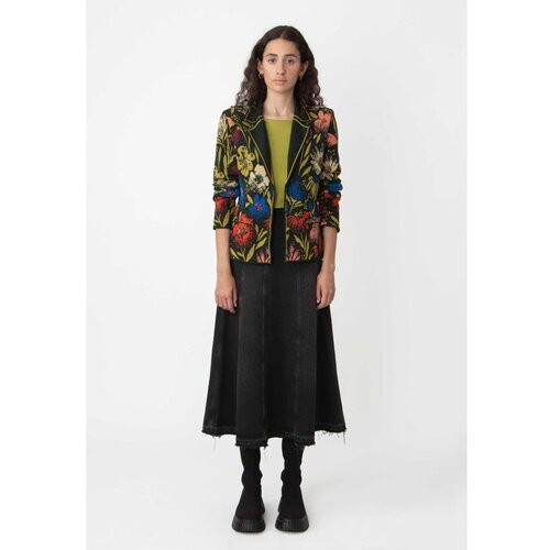 IVKO WOMAN ženska žakardna jakna/ cvetni motiv - šuma zelena 242612.069 Cene