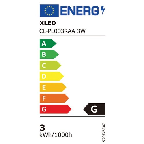 Xled CL-PL003RAA 3W 6400K ugradni okrugli led panel,290Lm,Fi82/60x17mm Slike