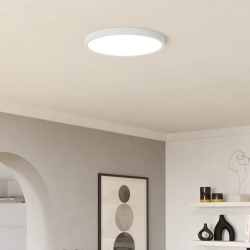 Eglo 901726 -LED RGBW prigu&amp;scaron;iva kupatilska plafonska svetiljka FUEVA-Z LED/17,5W/230V 39,9cm IP44 bela Slike