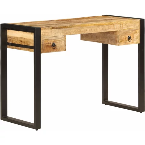  Radni stol s 2 ladice od masivnog drva manga 110 x 50 x 77 cm
