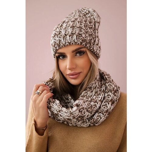 Kesi Women's fleece set Merry K202 brown + ecru Cijene
