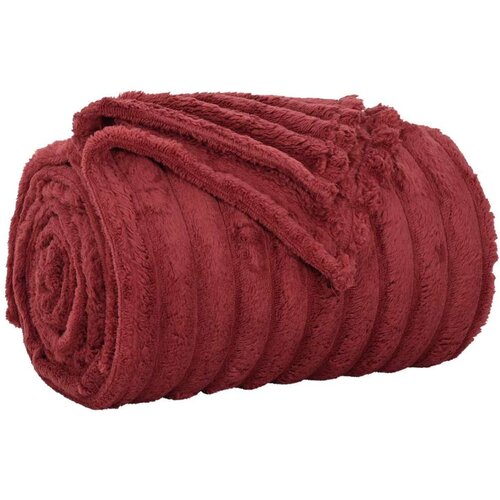  Odeja Bordeaux rdeča 270 x 240 cm Flis, (5000288122) Cene