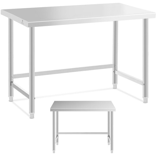 Royal Catering stainless steel work table 120x60cm for catering and food preparation, (21740307) Cene