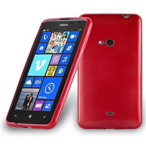 Cadorabo Ohi&scaron;je, združljiv z Nokia v rdeči barvi, narejen iz fleksibilnega silikona TPU v bru&scaron;enem dizajnu, (20569439) Cene