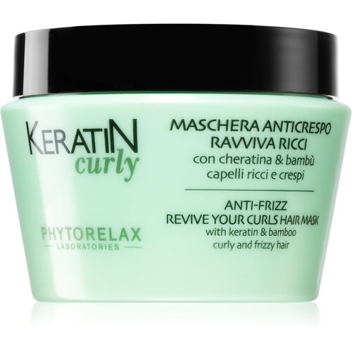Phytorelax Laboratories Keratin Curly maska za neobvladljive lase in kodraste lase proti krepastim lasem 250 ml Cene