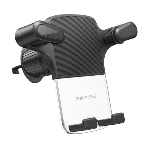 Borofone Univerzalni auto držač nosač za mobitel BH86 Crystal ice car air outlet black Slike