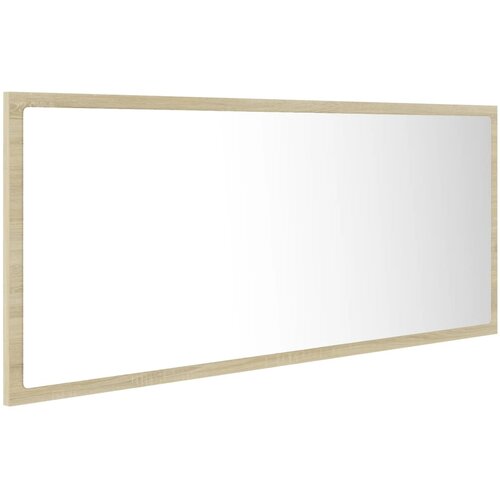  LED kupaonsko ogledalo boja hrasta sonome 100x8,5x37 cm akrilno Slike