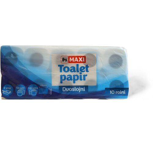 Maxi toalet papir 10/1 2sl Cene