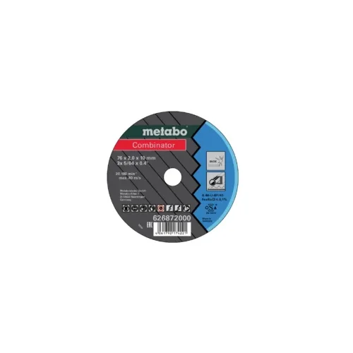 Metabo rezna ploča za Inox 76 x 2 x 10 mm Combinator 626872000
