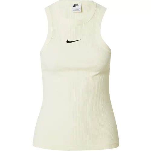 Nike Sportswear Top 'TREND' svetlo siva / črna