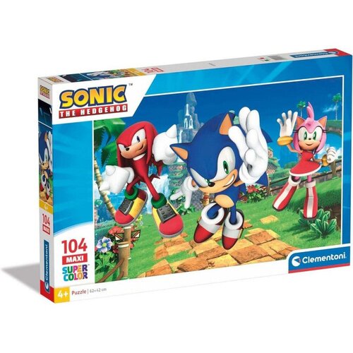 Clementoni Sonic jež i prijatelji 104-dijelna maxi supercolor slagalica - Cijene