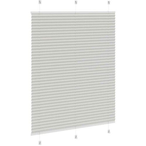  Plisirana roleta svijetlosiva 105x100 cm &amp;scaron;irina tkanine 104,4cm Slike