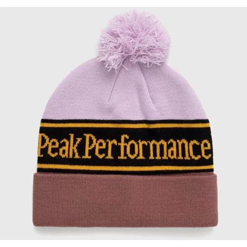 Peak Performance Kapa boja: ljubičasta, od debelog pletiva