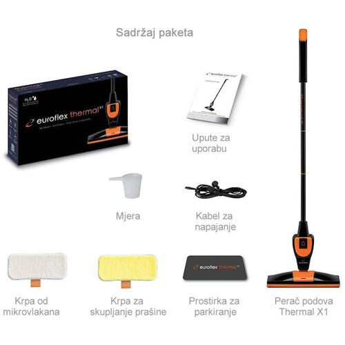 EUROFLEX Thermal X1 talni parni čistilec Slike