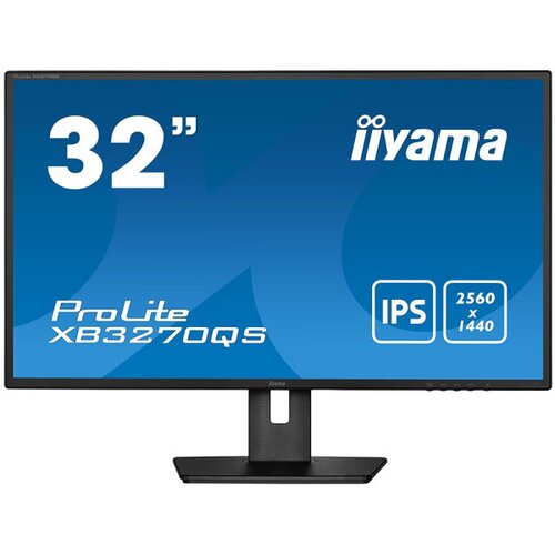 Iiyama 32" IPS-panel, 2560x1440, 250cd/m², 4ms, 15cm Height Adj. Stand, Speakers, DisplayPort, HDMI, DVI Cijene