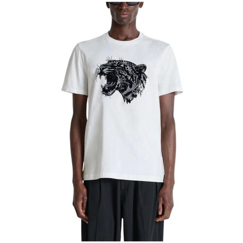 Antony Morato Majice s kratkimi rokavi MMKS02692 FA100240 Bela Cene