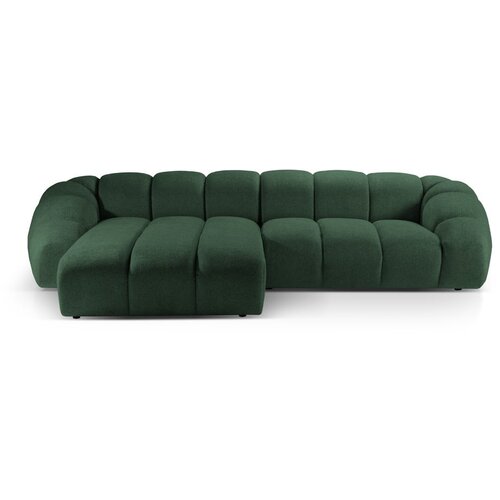 Micadoni Home Zelena žametna kotna sedežna garnitura Diana &amp;ndash; Slike