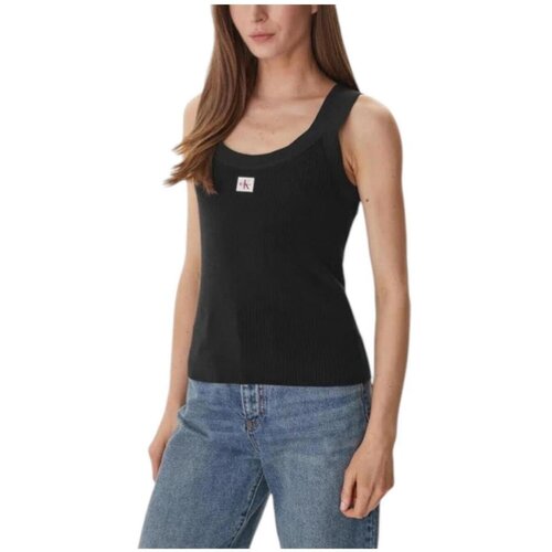 Calvin Klein Jeans Majice s kratkimi rokavi LV047F355G UB1 Črna Slike