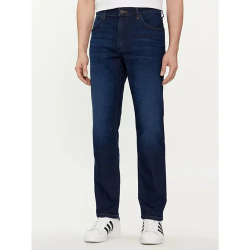 Wrangler Jeans hlače Greensboro 112350837 Mornarsko modra Straight Fit